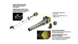 Yardworks 48 V Cordless Leaf Blower & Trimmer Combo, 2 Ah Battery Included image 4