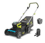 Yardworks 48V 2-in-1 Brushless Push Lawn Mower, 17-in with 4Ah Battery & Charger image 2