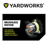 Yardworks 48V Lithium Ion Max Brushless AeroForce 2.0 750 CFM Leaf Blower Kit with (1) 4.0Ah Battery & (1) 2.0A Charger image 8