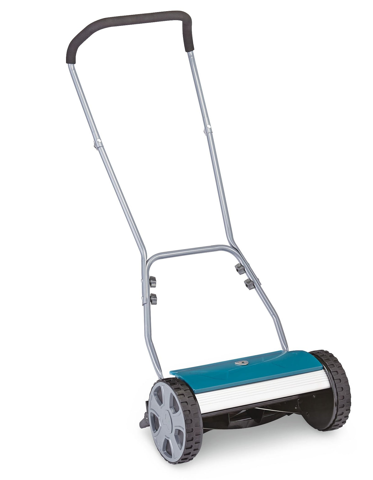 Yardworks 5-Blade Manual Walk Behind Reel Lawn Mower, 14-in