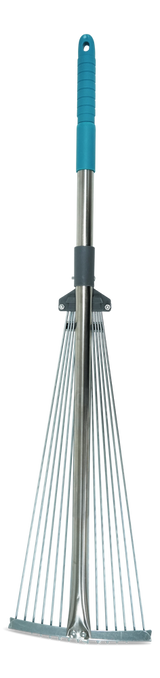 Yardworks 7 to 21-in Wide Metal Adjustable-Tine Telescopic Leaf Rake, 32 to 63-in Aluminum Shaft image 3