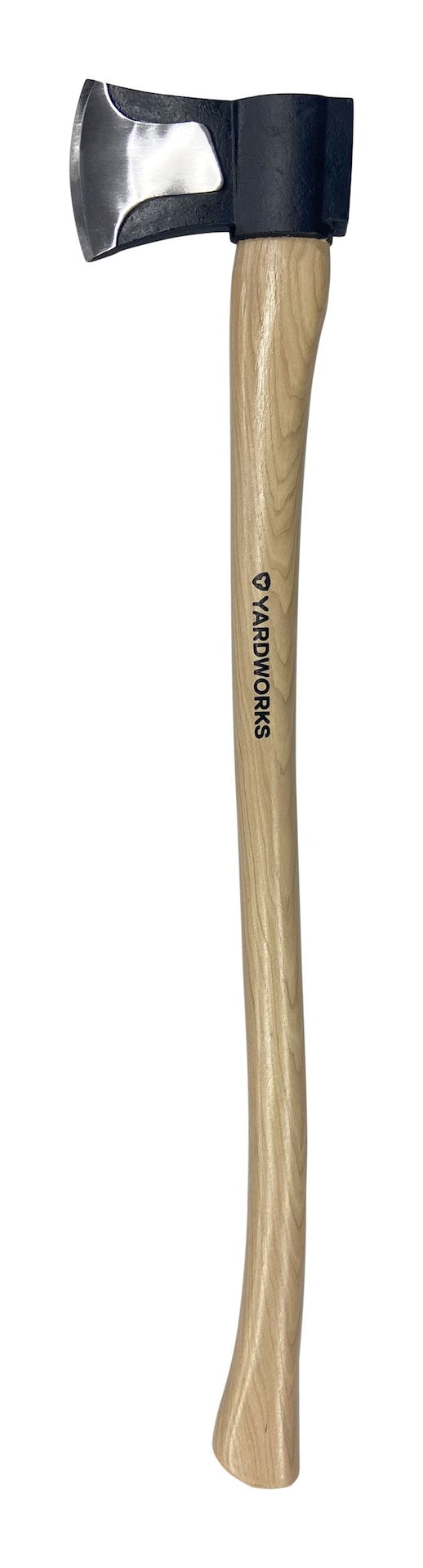 Yardworks Advanced Heavy Duty Chopping Axe with Wooden Handle, 36-in