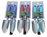 Yardworks Aluminium Garden Tool Set with Rubber Handles, Assorted Colours, 3-pc image 7