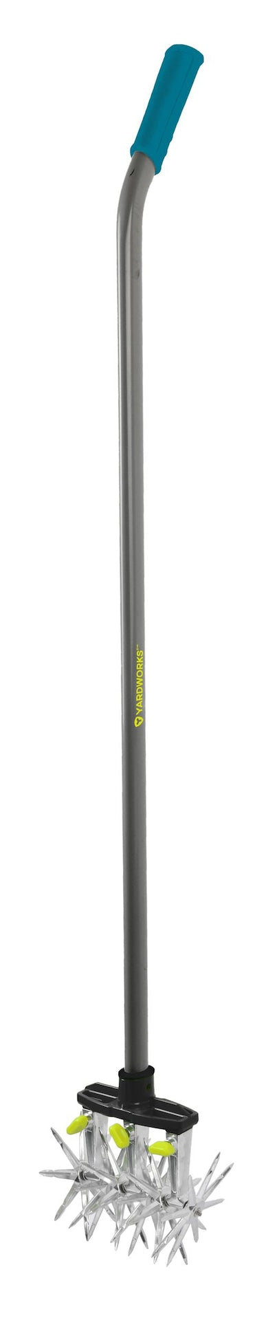 Yardworks Steel & Aluminum 3-Tine Rotary Cultivator, 48-in Angled Handle