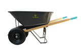 Yardworks Steel Tray 2-Wheel Garden Wheelbarrow, 6-cu-ft image 4