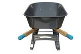 Yardworks Steel Tray 2-Wheel Garden Wheelbarrow, 6-cu-ft image 5