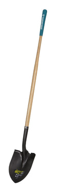 Yardworks Tempered Steel Round Point Long Handle Shovel, 62-In, Hardwood Shaft image 4