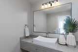 Z-Lite Bryant 5-Light Vanity Light, Black with Opal Shade image 6