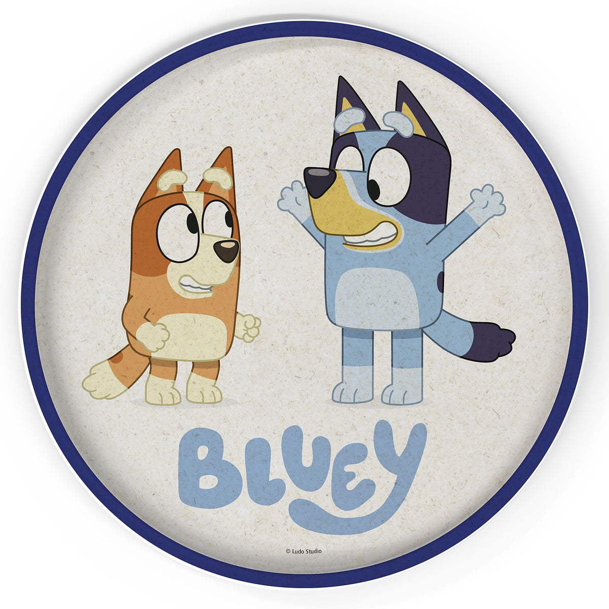 Zak Designs Bluey Bamboo Fibre Plate, 8-in