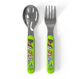 Zak Designs Paw Patrol Flatware Set with Fork & Spoon, 2-Pc