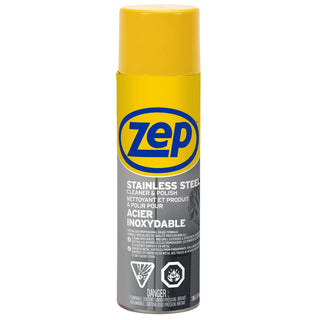 Zep Stainless Steel Cleaner and Polish Spray, 414-mL