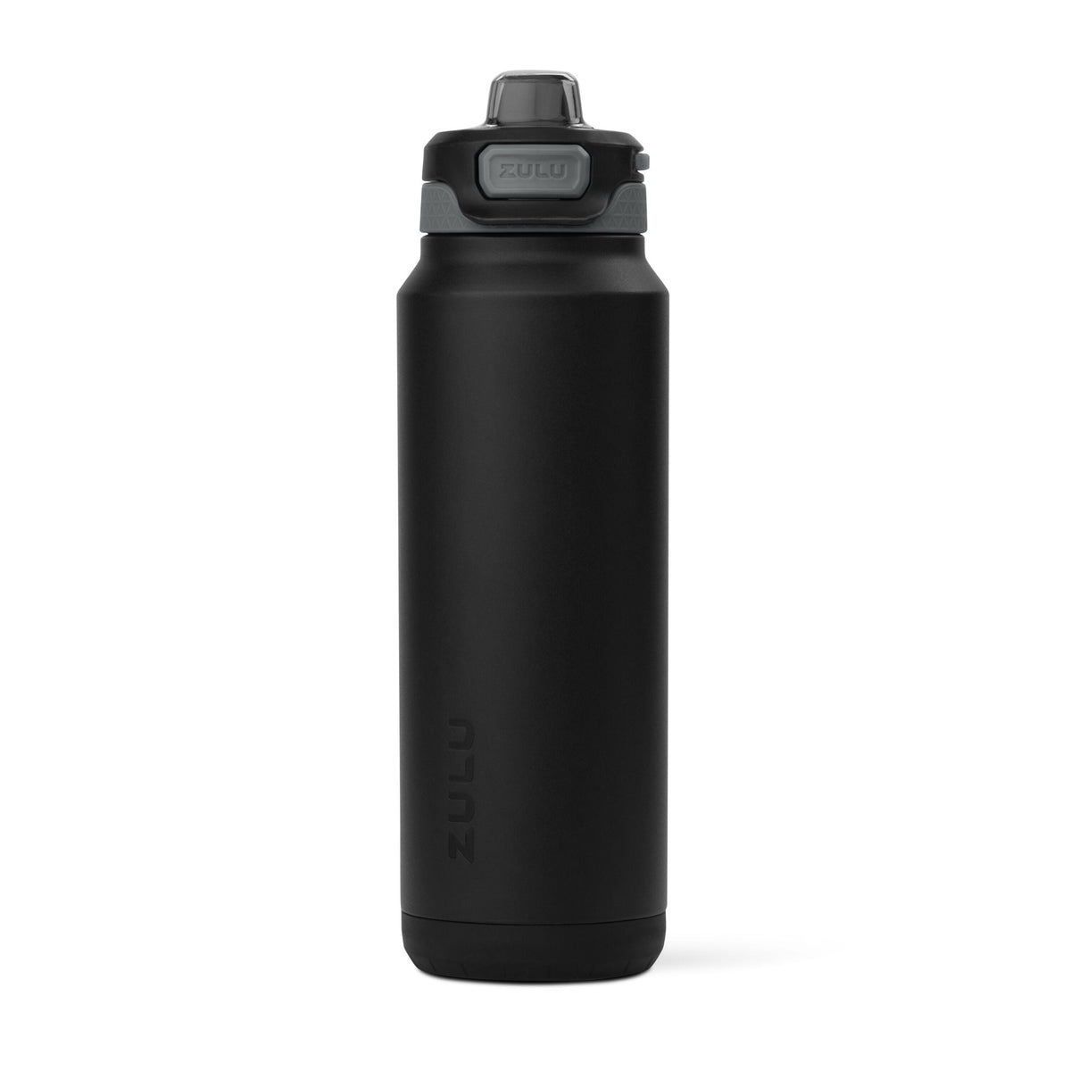 Zulu Powerfill Pro Vacuum Insulated Stainless Steel Bottle, 32-oz, Black, with Quick Fill Lid