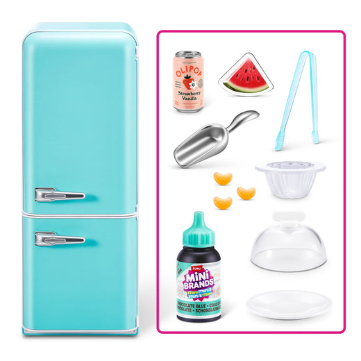 Zuru Mini Brands Fill The Fridge Surprise Playset Capsule for Ages 8+, Assorted Figures