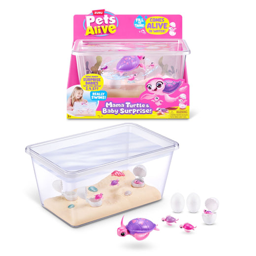 Zuru Pets Alive Mama and Turtle Surprise for Ages 3+