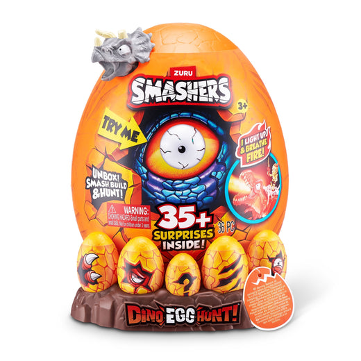Zuru Smashers Dino Egg Hunt Mystery Playset Capsule for Ages 3+, Assorted Figures