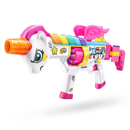 Zuru X-Shot Big Rizz Blastercorn Foam Dart Toy Blaster with 24 Darts