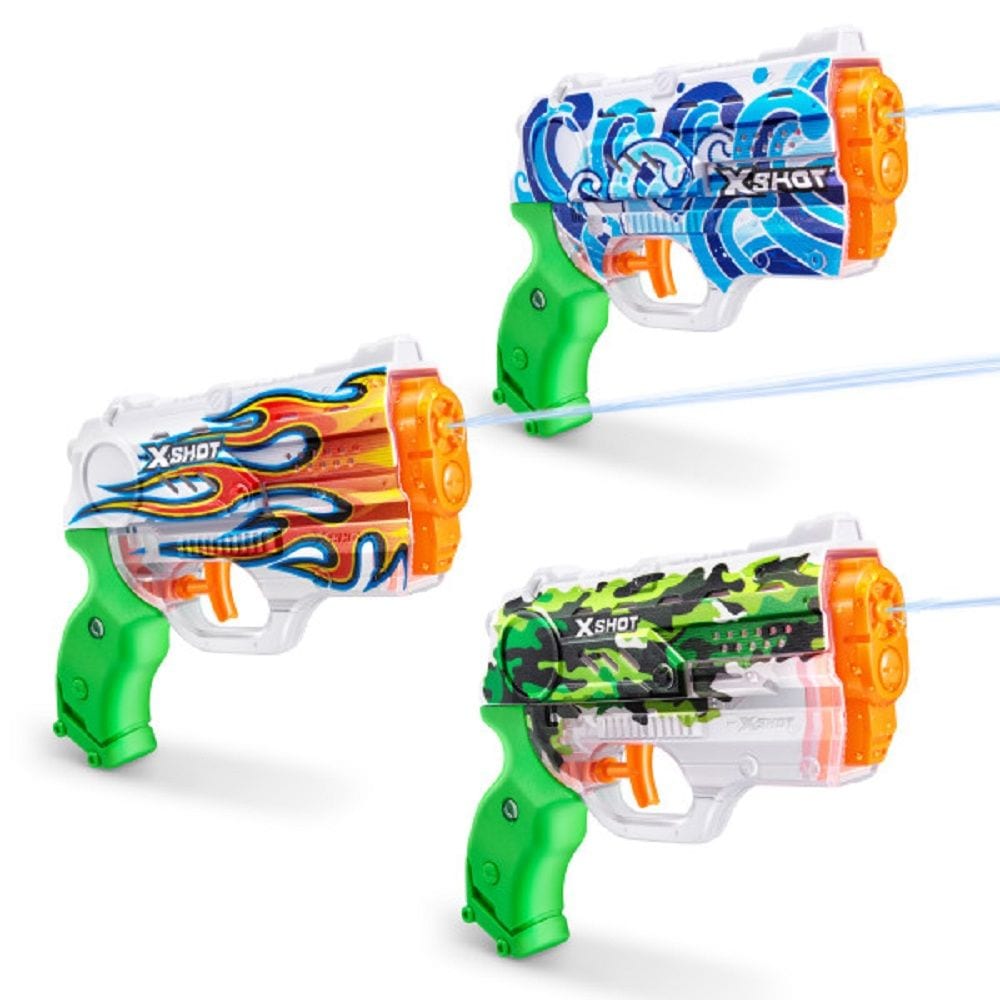 Zuru X-Shot SKINS Fast Fill Nano Water Blaster, Kids' Outdoor Summer Water Toy, 3.3-oz