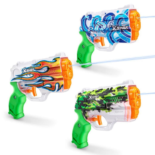 Zuru X-Shot SKINS Fast Fill Nano Water Blaster, Kids' Outdoor Summer Water Toy, 3.3-oz